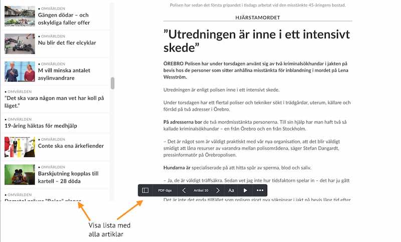 Så Här Läser Du E-tidningen - Bonnier News Local - Kundservice